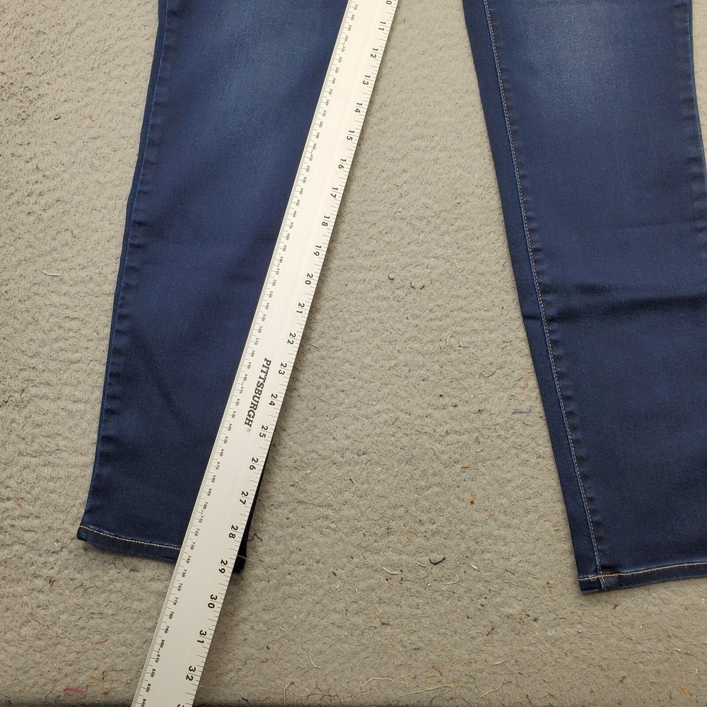 Seven7 Legging Jeans Women 12 Blue Denim Cotton Ultra High Rise Ultimate Comfort - Picture 4 of 10